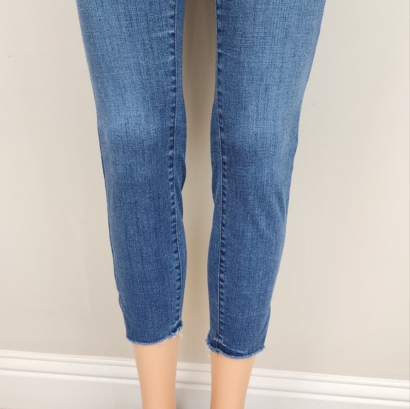 Loft Curvy Skinny Ankle Jeans Pants - Picture 7 of 13